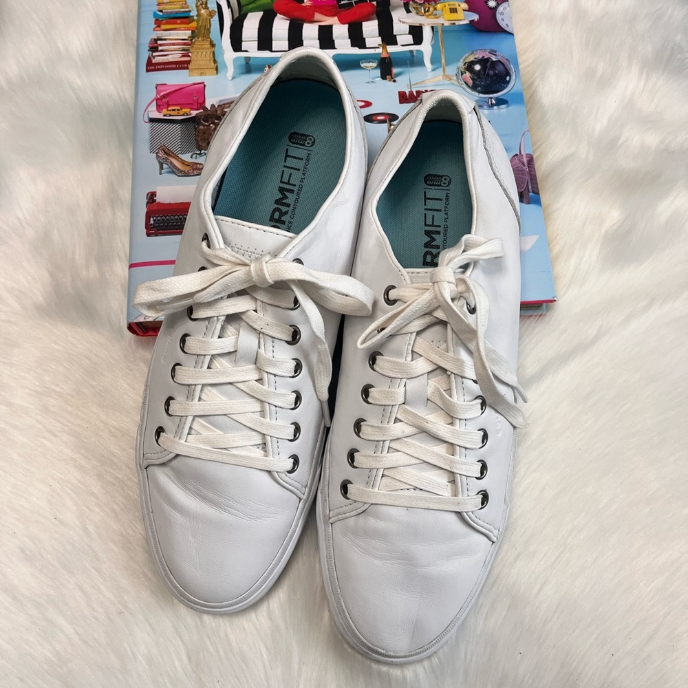 Cole Haan Men’s White Sneakers Minimalist Low-Top